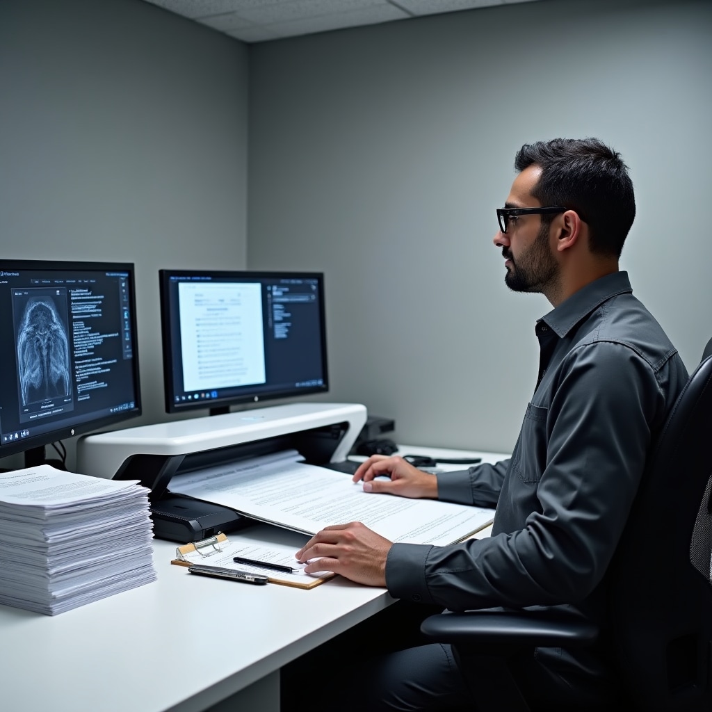 Professional document digitization and scanning workflow