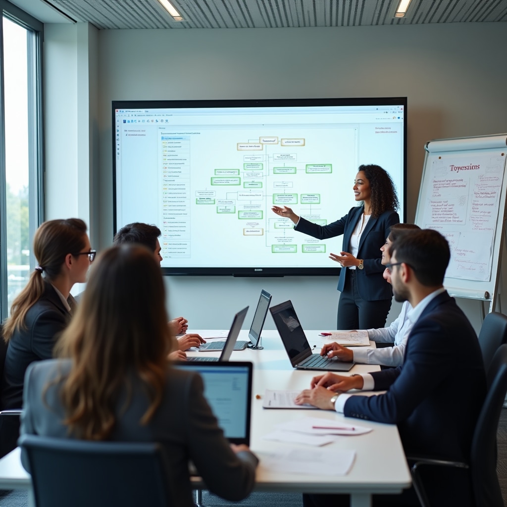 Professional training workshop on document management systems